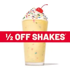 Zaxbys menu Birthday Cake Milkshake