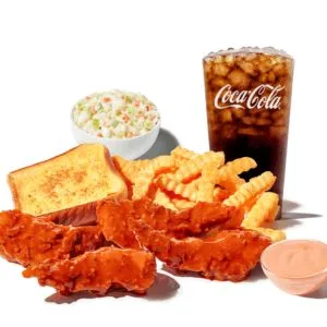 Chicken Finger Plate - Sauced 4 Fingers