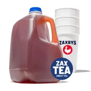 Zaxbys menu Gallon of Sweet Tea