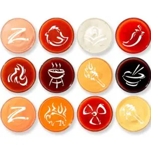 Zaxbys sides & extras menu Sauce Sampler