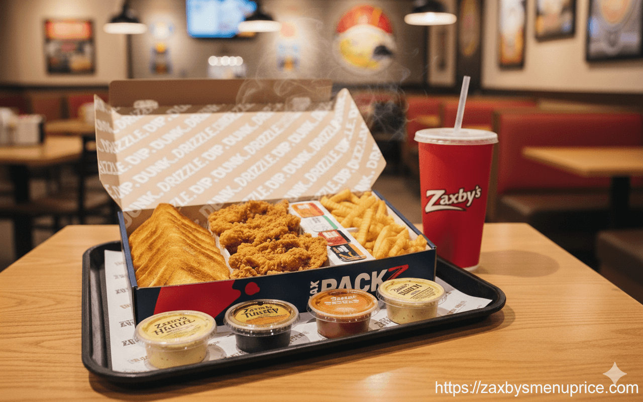 Zaxby’s Zax Packz picture – 2025 menu price and calories