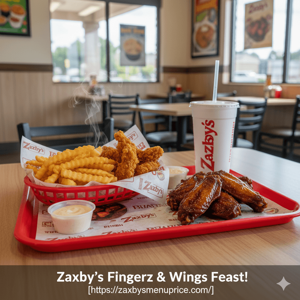 Zaxby’s Fingerz & Wings Meals Review (2025) – Prices, Calories & Best Sauces