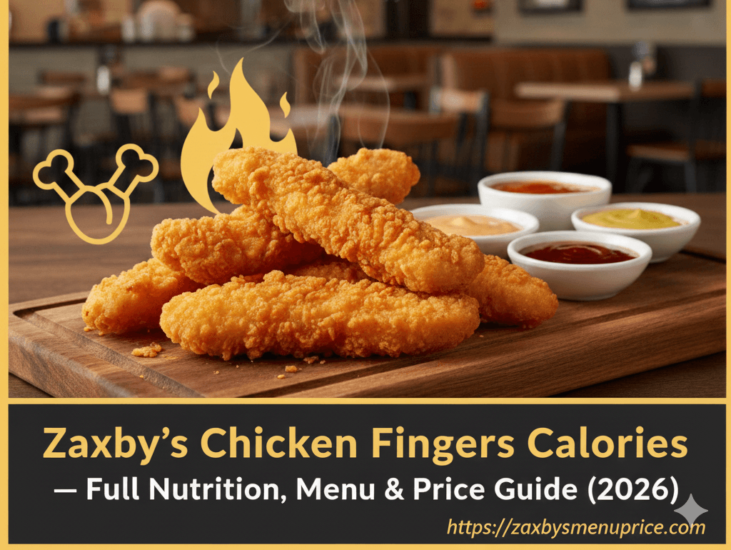 Zaxby’s Chicken Fingers Calories — Full Nutrition, Menu & Price Guide (2026)