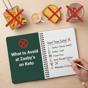 🚫 What to Avoid at Zaxby’s on Keto​
