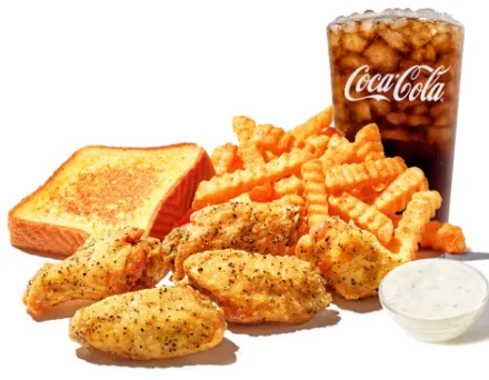 Lemon Pepper Traditional Wings Meal