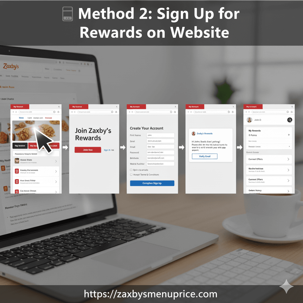 Sign Up for Zaxby’s Rewards on Website