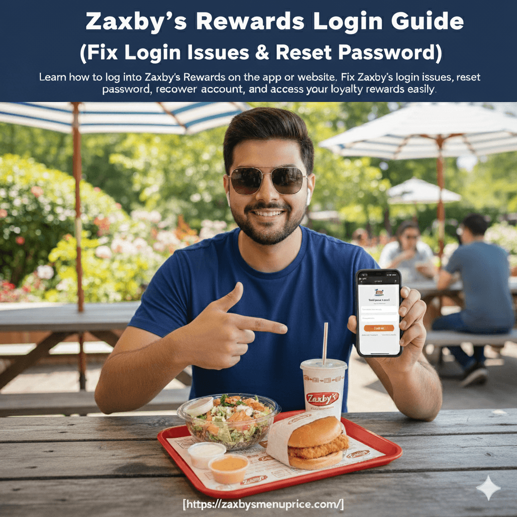 Zaxby’s Rewards Login Guide (Fix Login Issues & Reset Password)